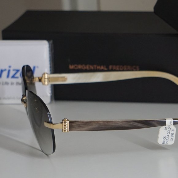 Morgenthal Frederics Sunglasses Buffalo Horn $1415 main image 7